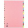 A4 Manilla Divider 20-Pt Pink/Multi Tabs