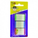 Post-it 1in Green/Red/Blue Strong Index