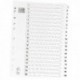 White A4 1-20 Mylar Index Dividers