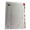 A4 Mylar 1-31 Multi-Colour Index
