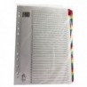 A4 Mylar 1-31 Multi-Colour Index