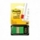 Post-it Index Tab 25mm Green Pk12