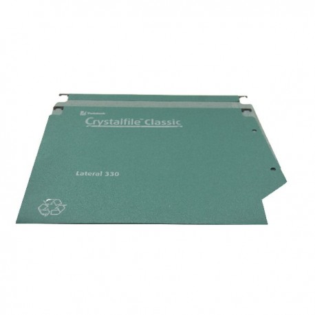 Rexel Crystalfile 30mm Lat File Grn P25