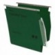 Rexel Crystalfile 15mm Latrl File Grn P25
