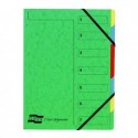 Europa 7-Part Organiser A4 Green