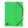 Europa 7-Part Organiser A4 Green