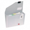 Snopake Expanding Organiser 6-Part Clr