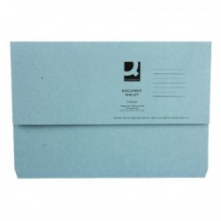 Blue Document Wallet 220gsm