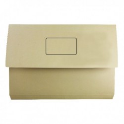 White Box Yellow Document Wallet Pk50