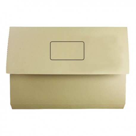 White Box Yellow Document Wallet Pk50