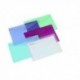 Rexel Popper Folder A4 Clear Asstd Pk6