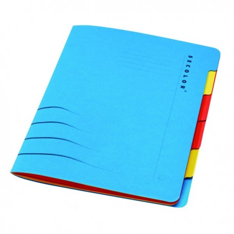Jalema Secolor Sixtab 6PtFile A4 Blu P5