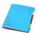 Jalema Secolor Sixtab 6PtFile A4 Blu P5