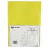 Yellow Cut Flush Folders Pk100