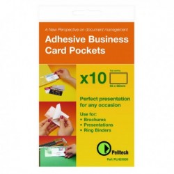 Pelltech Open Side Pkt BCard Holder Pk10