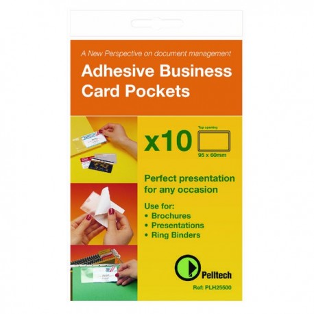 Pelltech Open Side Pkt BCard Holder Pk10