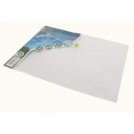 Snopake Bio Polyfile A4 Clear Pk5