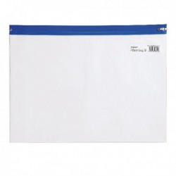 Snopake Zippa-Bag S A4 Blue Pk25