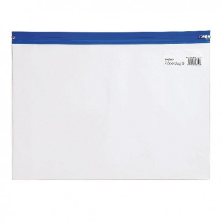 Snopake Zippa-Bag S A4 Blue Pk25