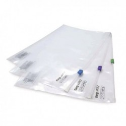 Rapesco Zippi Bag A4 Plus Astd Pk25