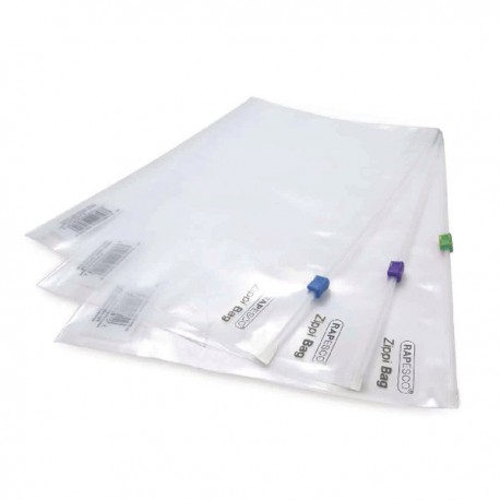 Rapesco Zippi Bag A4 Plus Astd Pk25