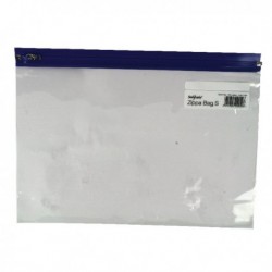 Snopake Zippa Bag S A4 Plus Blue Pk25