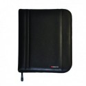 Monolith Zipped Ring Binder PU A4 Black