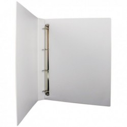 White 16mm Pres 4O-Ring Binder Pk10