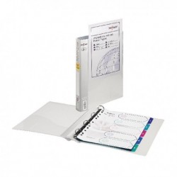 Snopake Clear A4 Pres 4 Ring 25mm Binder