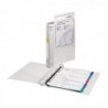 Snopake Clear A4 Pres 4 Ring 25mm Binder