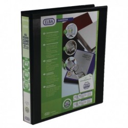 Elba Panorama 4D Ring Binder A4 Blk P6