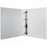 White 25mm Pres 4D-Ring Binder Pk10