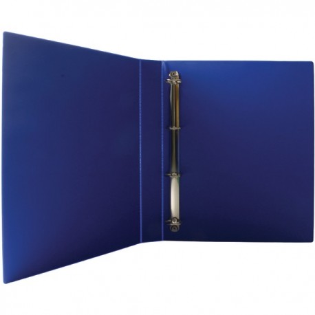 Blue 25mm Pres 4D-Ring Binder Pk10