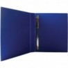 Blue 25mm Pres 4D-Ring Binder Pk10