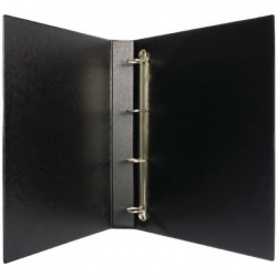 Black 25mm Pres 4D-Ring Binder Pk10