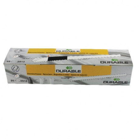 Durable 6mm Black Spinebar Pk100 2901/01