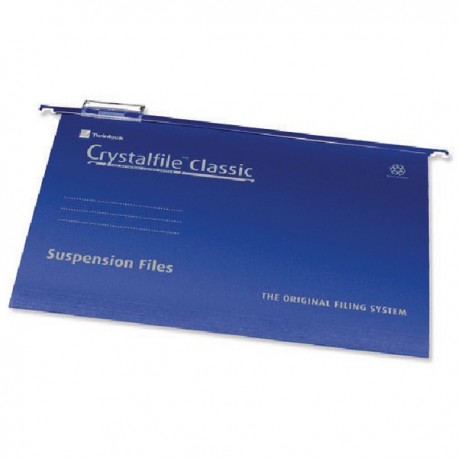 Rexel Crystalfile Suspn Files FS Blu P50