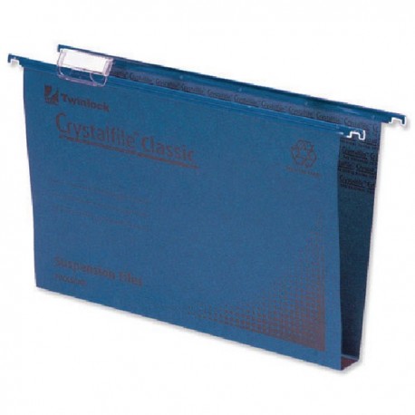 Rexel Crystalfile Susp Files FS Blu P50