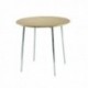 FF Arista Bch Chrome Round Bistro Table