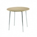 FF Arista Bch Chrome Round Bistro Table