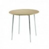 FF Arista Bch Chrome Round Bistro Table
