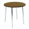 FF Arista Wnt Chrome Round Bistro Table
