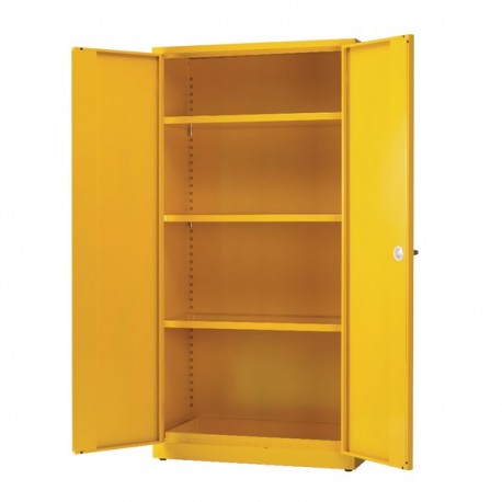 Yellow 3 Shf Hazard Storage Cabinet 72in