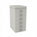 FF Bisley 6Drw Cabinet Grey