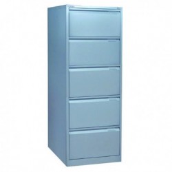 Bisley 5D Filing Cab Lock Gry Flush