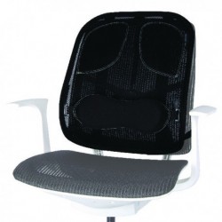 Fellowes Pro Srs Black Mesh Back Support