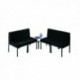FF Jemini Charcoal Reception Chair