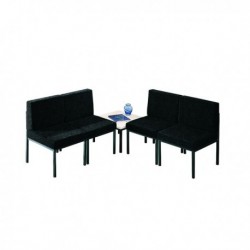 FF Jemini Charcoal Reception Chair
