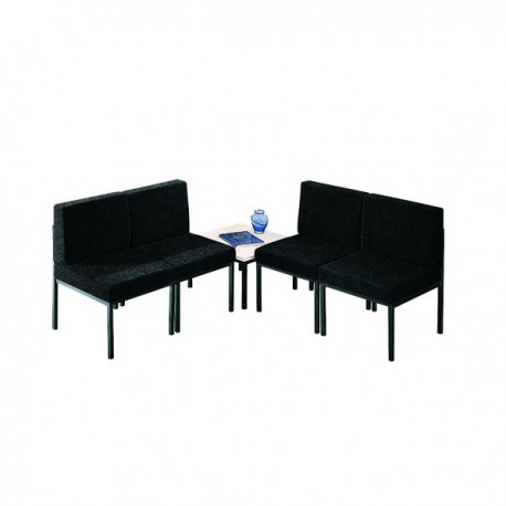 FF Jemini Charcoal Reception Chair
