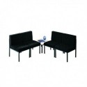 FF Jemini Charcoal Reception Chair